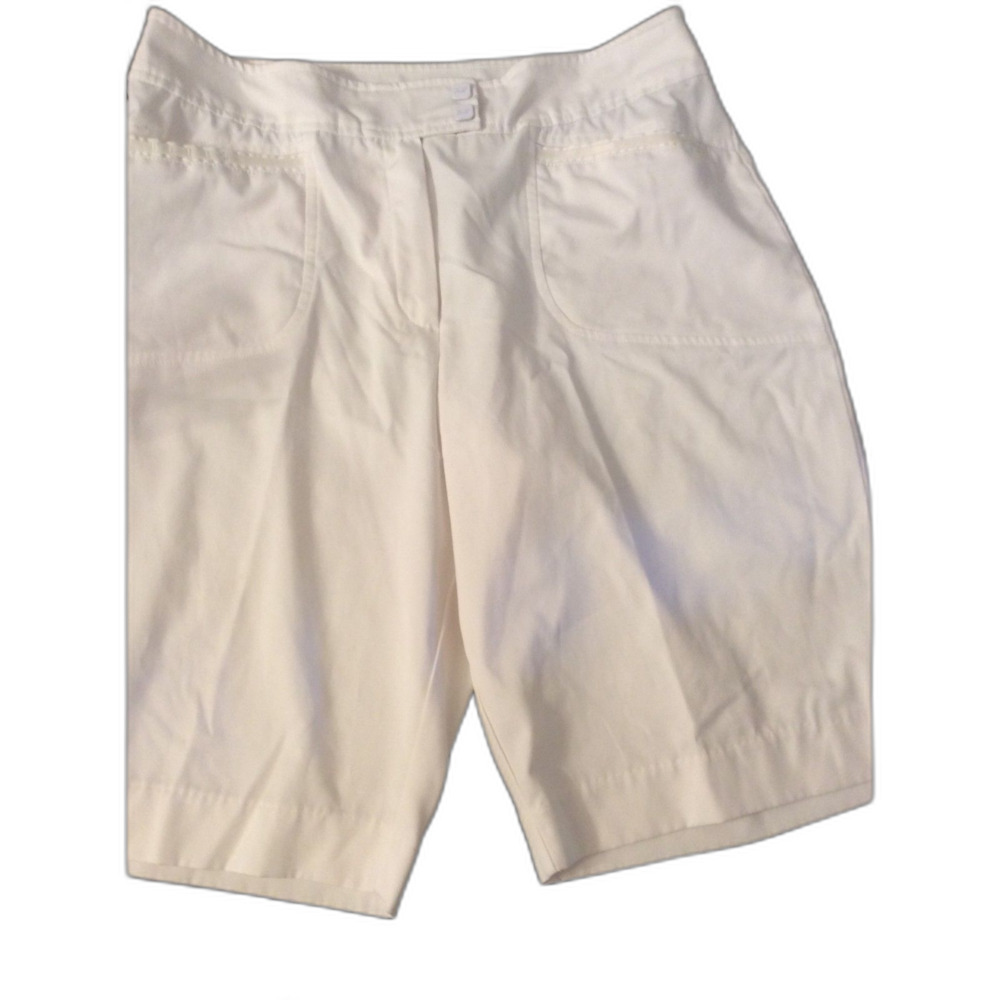 Tail Golf Women's Shorts White Size 10 Inseam 10" Nice Bermuda
